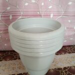 buy "14" inch white pot online 1 pic