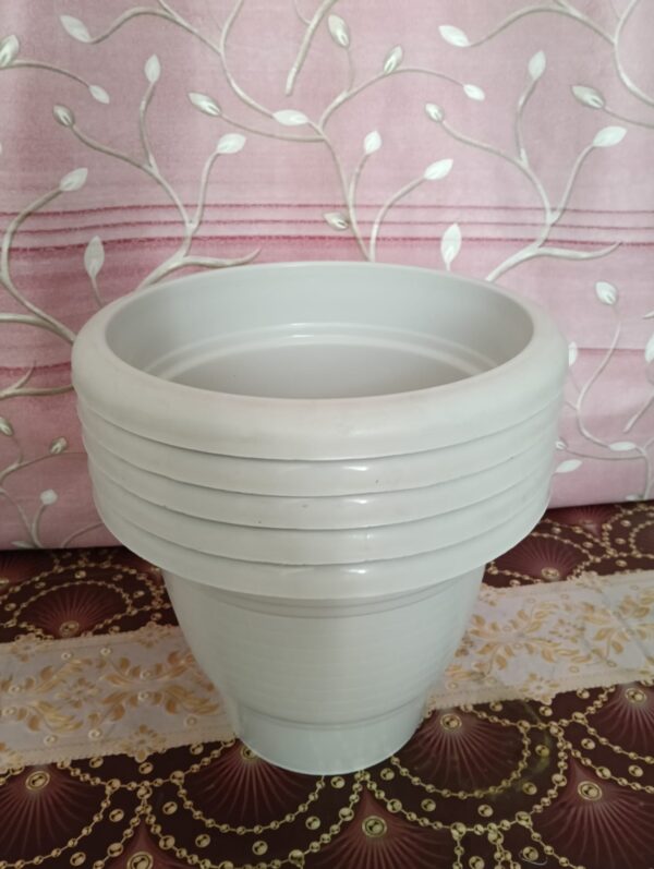 buy "14" inch white pot online 1 pic